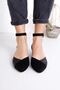 Holly Heeled Black Skin-suede Shoes - 6