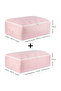 2-piece under bed pillow quilt sweater cover - 7
