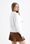 Knitwear Sweater with Stones and Pearls - 2
