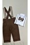 Salopet Suit with Bitter Coffee Piping - 6