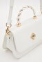 White Twist Pattern Handbag - 3