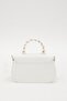 White Twist Pattern Handbag - 5