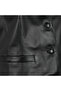 Itala Black Women's Leather Vest - 3