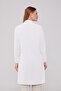 Ecru Tunic with Hidden Button Detail - 6