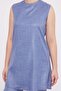 Blue Embroidered Melange Kimono Triple Set - 6