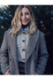 X Şahika Ercümen - Buttoned Long Sleeve Crew Neck Hair Knit Cardigan