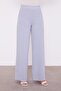Gray Skirt Pleated Shirt Collar Tunic Suit - 7