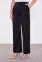 Black Shoulder Embroidered Satin Double Suit - 6