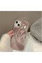 Desert Titanium Color Feather Patterned Side Silicone Shockproof Phone Case for iPhone 13 - 14 - 4