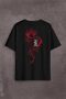Dragon Dragon Far East Japanese Drake Japanese Back Front Printed Oversize T-Shirt Unisex T-Shirt