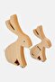 2 Set Decorative Led Rabbits, Tan - 3