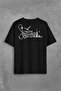 Typographic Istanbul Silhouette Design Seagull Back Front Printed Oversize T-Shirt Unisex T-shirt - 2