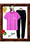 Full pants unisex paris eiffel tower new Printed fullpants set