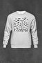 Gray Sweatshirt Istanbul Seagull Galata Constantinople Ottoman Printed Unisex Sweat