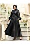 Pleated Dress with Leather Details - 2