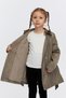 Girl's Trench Coat with Tie Waist 51316 - 6
