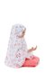 Butterfly Printed Girl's Prayer Dress - Lace Detail - 4