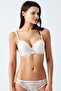 6124 Ecru Color Padded Bra Panties Set of 2 - 3