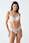 4082 Ecru Color Padded Bra Panties Set of 2