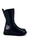 Mammamia D24Kb-4525 Women's Leather Boots with Eva Sole Zipper - 2