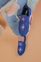 İmmobile Blue Colored Front Shiny Stone Parachute Fabric Lux Women's Sports Shoes - 5