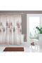 Bathroom curtain 1x240x200 single wing shower curtain with ring gift 3390