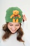 Unisex Bear Sports Stylish Design Gift Baby Blue Beret - 8