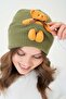 Unisex Bear Sports Stylish Design Gift Baby Blue Beret - 7