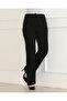 Women's High Waist Front Ribbed Lycra Recovery Spanish Leg Palazzo Pants