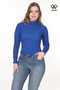 Women's New Season Turtleneck Half Throat Slim Fit Soft Textured Stretchy Comfort Model Knitwear Sweater - 8