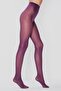 Women's Mycro 50 Plum Color Opaque Matte Medium Thick Mousse Pantyhose