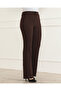 Women's High Waist Front Ribbed Lycra Recovery Spanish Leg Palazzo Pants - 6