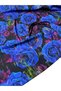 Navy Blue Rose Pattern Dress Shirt Crepe Fabric Our Product Is Sold in Pieces 1 Piece 1 Meter - 2