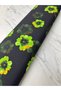 Green Geranium Pattern Dress Shirt Crepe Fabric Our Product Is Sold in Pieces 1 Piece 1 Meter - 4