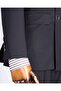 Italian Style Slim Fit Double Breasted Jacket Pants Suit Black T13524 - 6