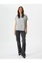 Hooded Sweatshirt Short Sleeve Kangaroo Pocket Viscose - 2