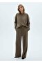 Round Neck Sweatshirt with Stitching Details - 2
