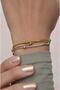 Three-Color Heeled Steel Chain Bracelet
