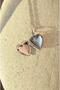 Steel Heart Necklace with Photo Capable Cap - 7