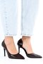 Women's Massy Brown Shiny Stiletto - 2