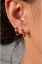 316 L Steel Gold Hoop Earring Mini Size - 2