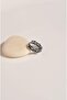 Men's Antique Steel Hoop Earrings - 2