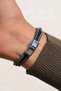 Multiple Model Black and Silver Color Men's Leather Bracelet - 4