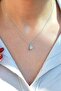 Small Blue Evil Eye Necklace Silver Color Blue Evil Eye Bead Necklace - 2