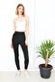 Black Winter Leggings with Fleece Inside Şardonlu