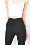Black Winter Leggings with Fleece Inside Şardonlu - 3