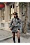 Leopard Print Cardigan Skirt Knitwear Set - 2
