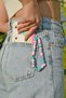 Soft Colored Beaded Small Size Phone Strap Charm Accessory - 4