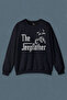 Navy Blue Sweatshirt The Jeepfather Godfather Off Road Jeep Cip Printed Unisex Sweat