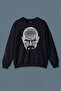 سويت شيرت أزرق داكن مطبوع للجنسين من Breaking Bad Heisenberg Ding Ding Crystal Meth